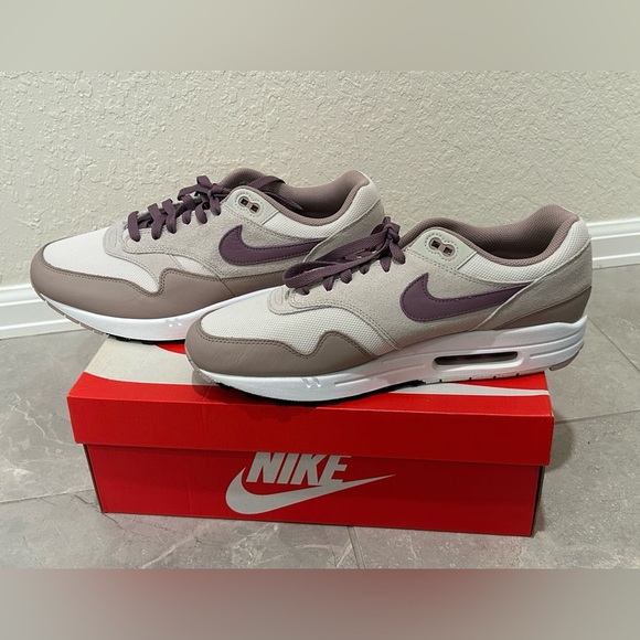 NEW Nike Air Max 1 SC FB9660002 Light Bone/ Violet Dust Phantom Size 12 - Picture 7 of 11
